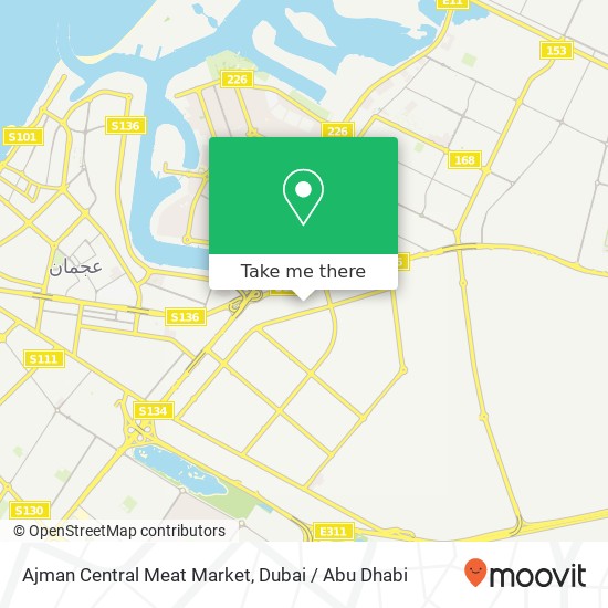 Ajman Central Meat Market map