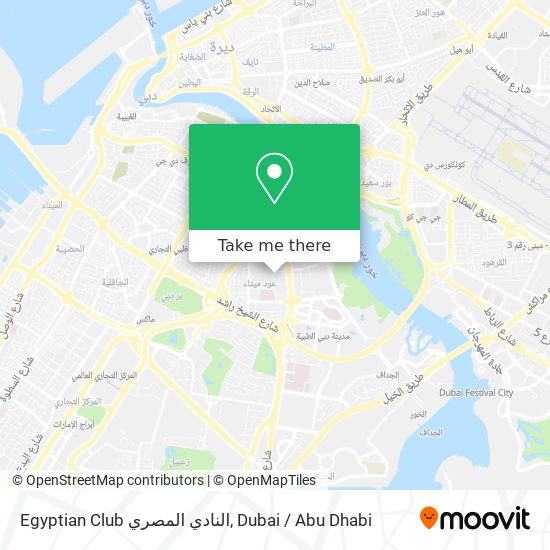 Egyptian Club النادي المصري map