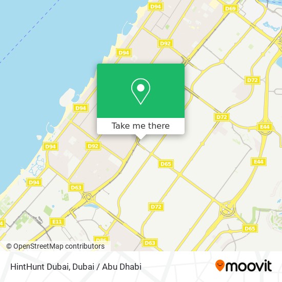 HintHunt Dubai map