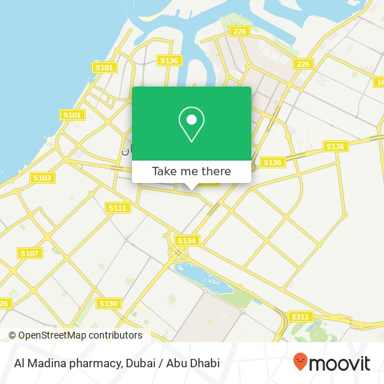Al Madina pharmacy map