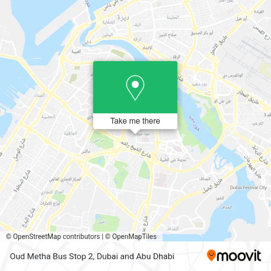 Oud Metha Bus Stop 2 map