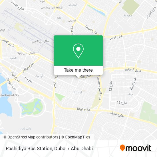Rashidiya Bus Station map