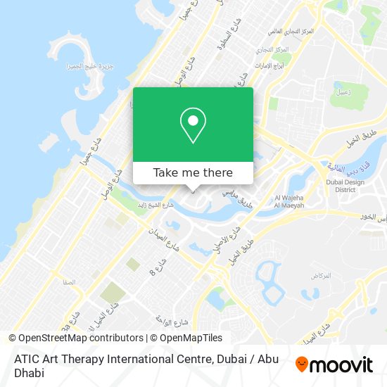 ATIC Art Therapy International Centre map