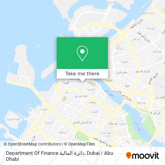 Department Of Finance دائرة المالية map