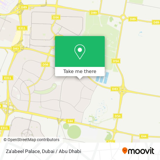 Za'abeel Palace map