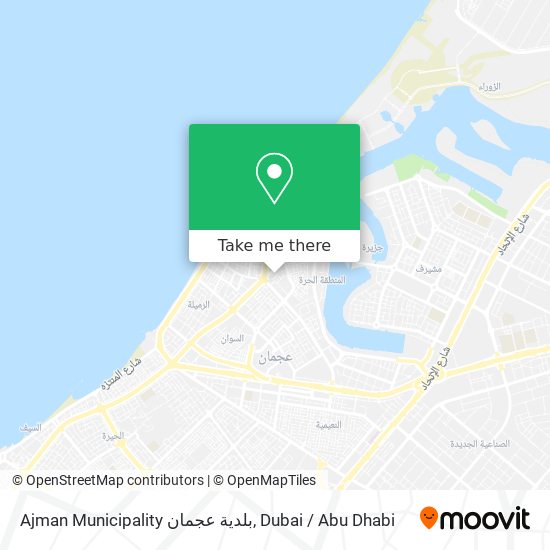 Ajman Municipality بلدية عجمان map