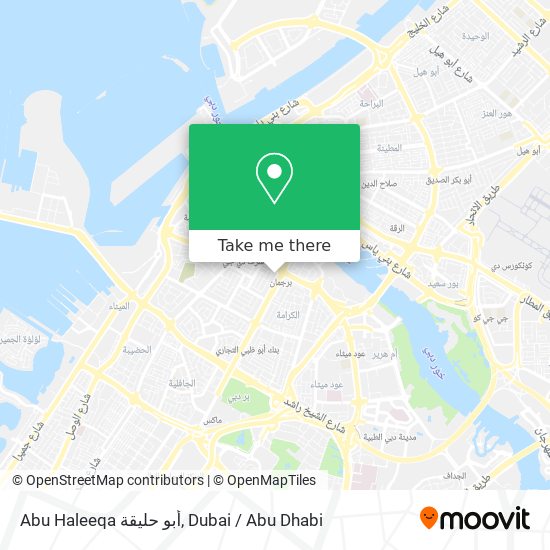 Abu Haleeqa أبو حليقة map
