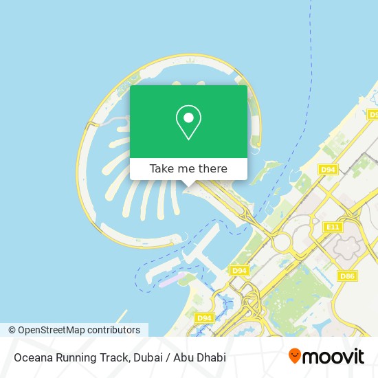 Oceana Running Track map