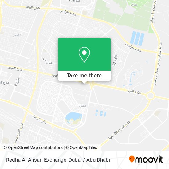 Redha Al-Ansari Exchange map
