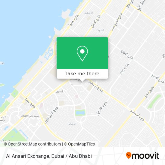 Al Ansari Exchange map