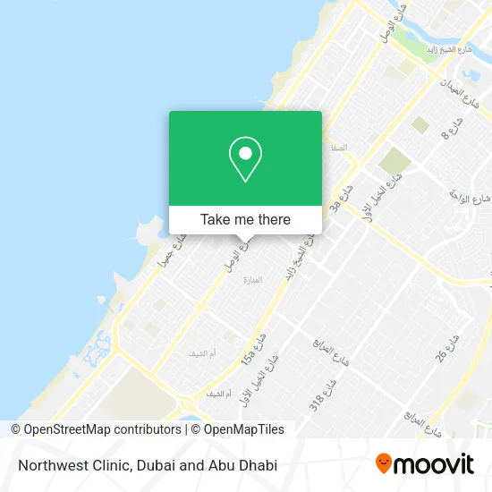 Northwest Clinic map
