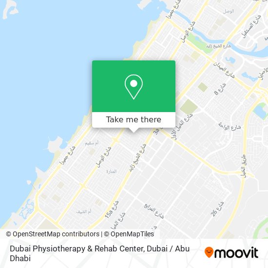 Dubai Physiotherapy & Rehab Center map