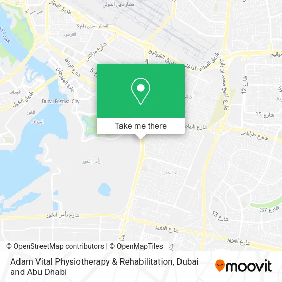 Adam Vital Physiotherapy & Rehabilitation map