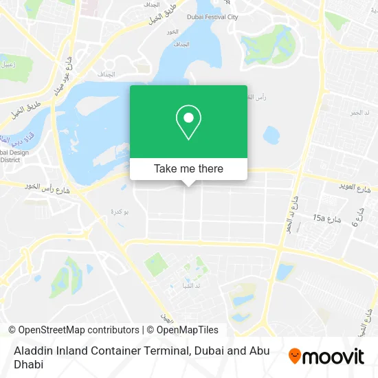 Aladdin Inland Container Terminal map