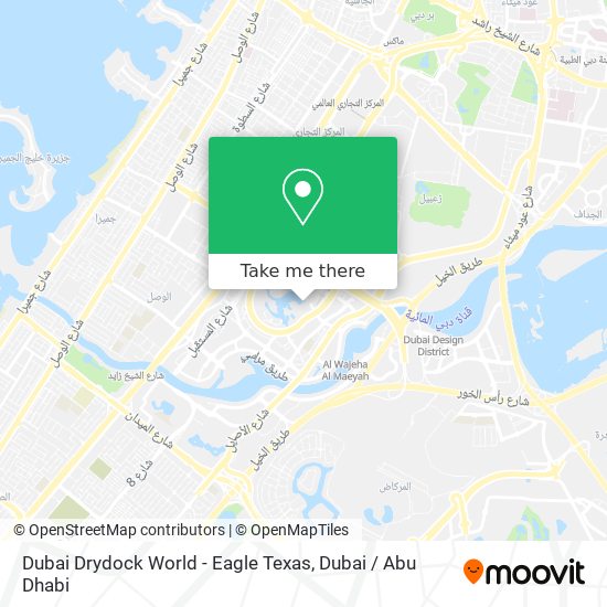 Dubai Drydock World - Eagle Texas map