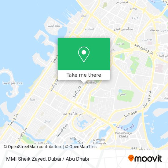 MMI Sheik Zayed map