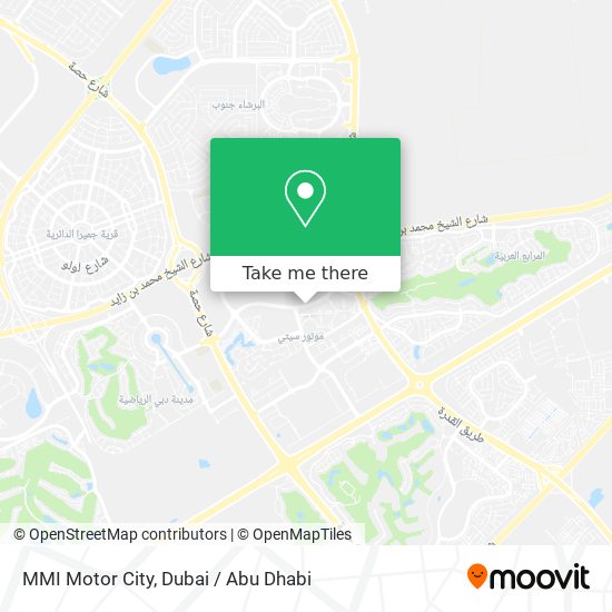 MMI Motor City map