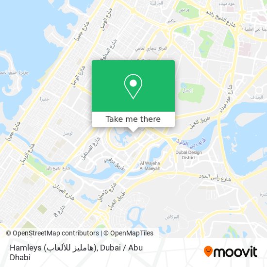 Hamleys (هامليز للألعاب) map