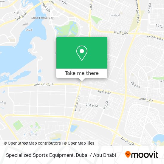 Specialized Sports Equipment map