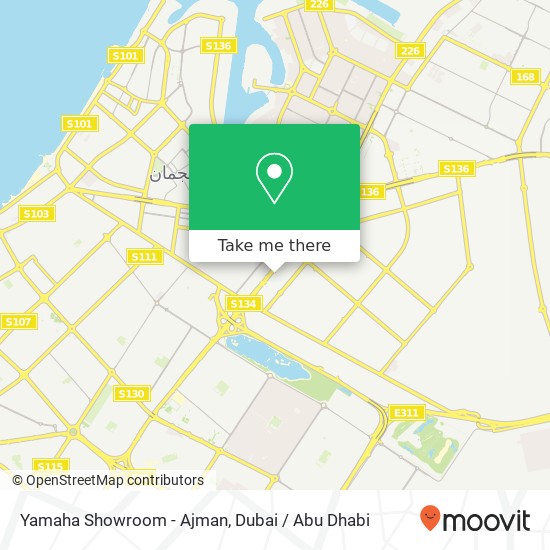 Yamaha Showroom - Ajman map