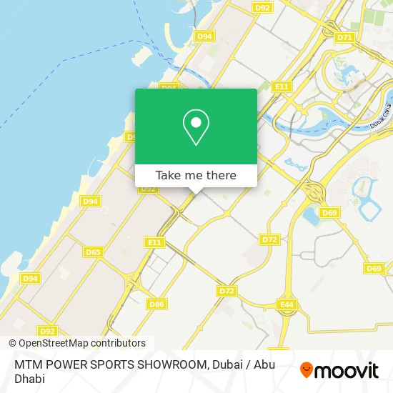 MTM POWER SPORTS SHOWROOM map