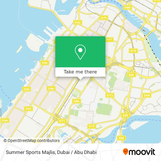 Summer Sports Majlis map