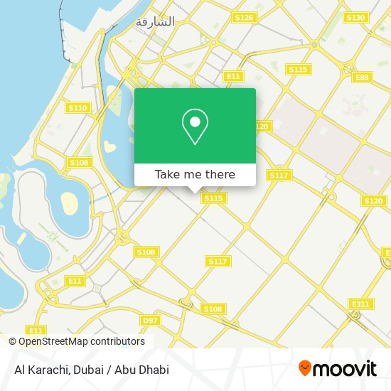 Al Karachi map