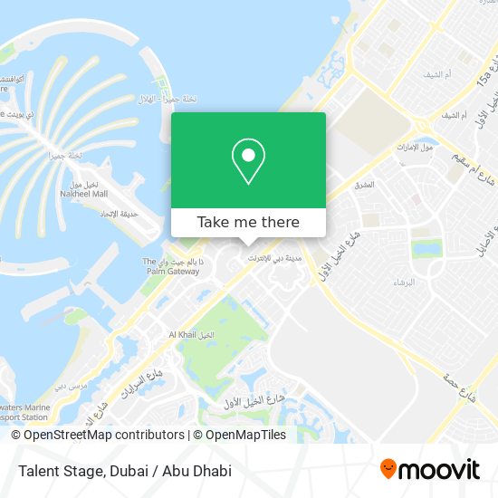 Talent Stage map