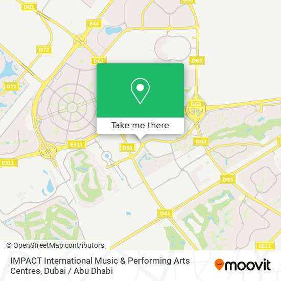 IMPACT International Music & Performing Arts Centres map