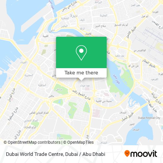 Dubai World Trade Centre map