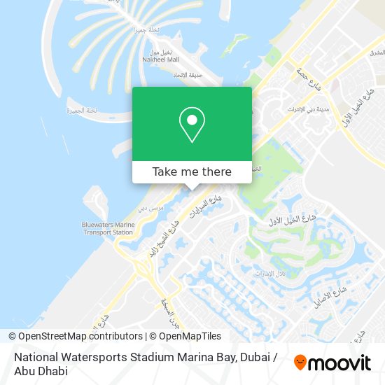 National Watersports Stadium Marina Bay map