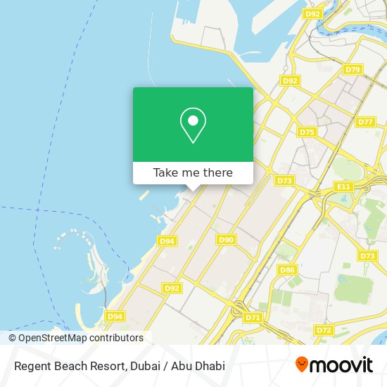 Regent Beach Resort map