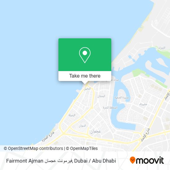 Fairmont Ajman فيرمونت عجمان map