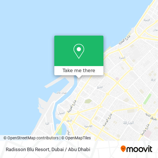 Radisson Blu Resort map