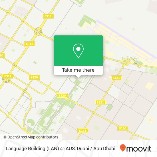Language Building (LAN) @ AUS map