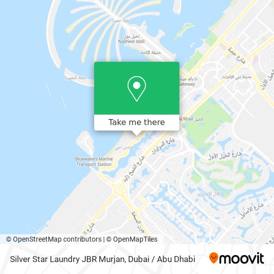 Silver Star Laundry JBR Murjan map
