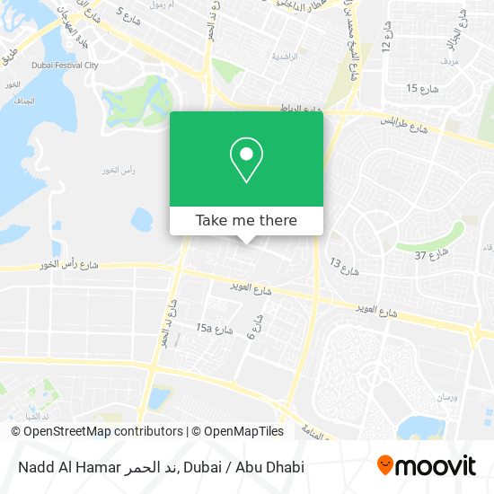 Nadd Al Hamar ند الحمر map