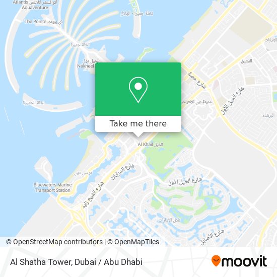 Al Shatha Tower map