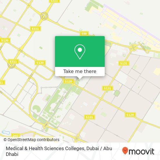 Medical & Health Sciences Colleges map