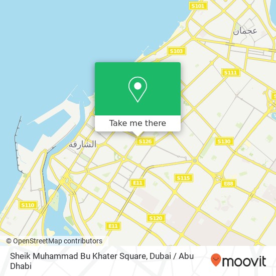 Sheik Muhammad Bu Khater Square map