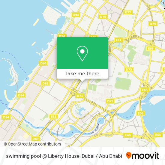 swimming pool @ Liberty House map