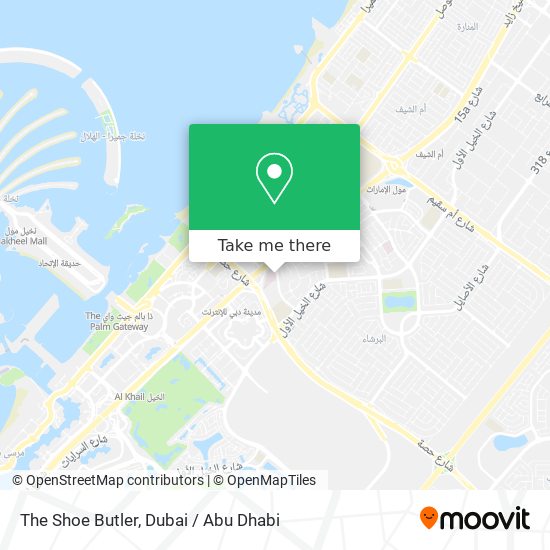 The Shoe Butler map