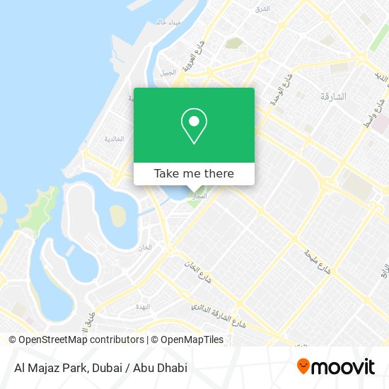 Al Majaz Park map