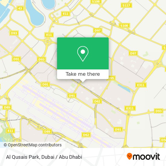 Al Qusais Park map