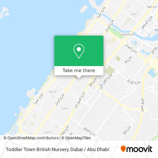 Toddler Town British Nursery map
