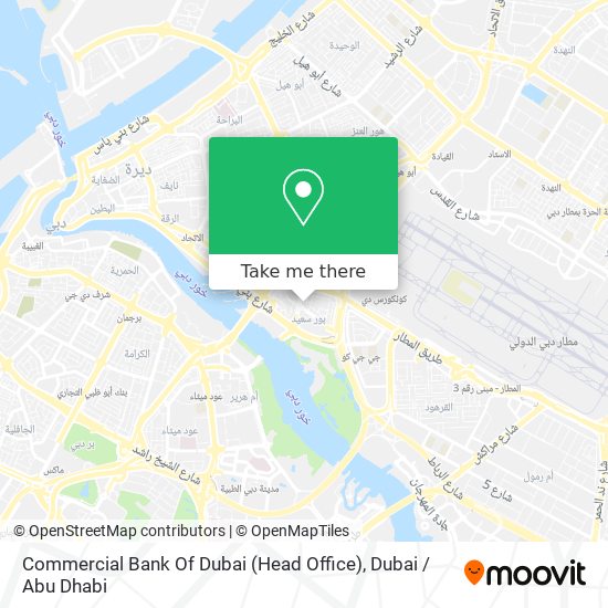 Commercial Bank Of Dubai (Head Office) map