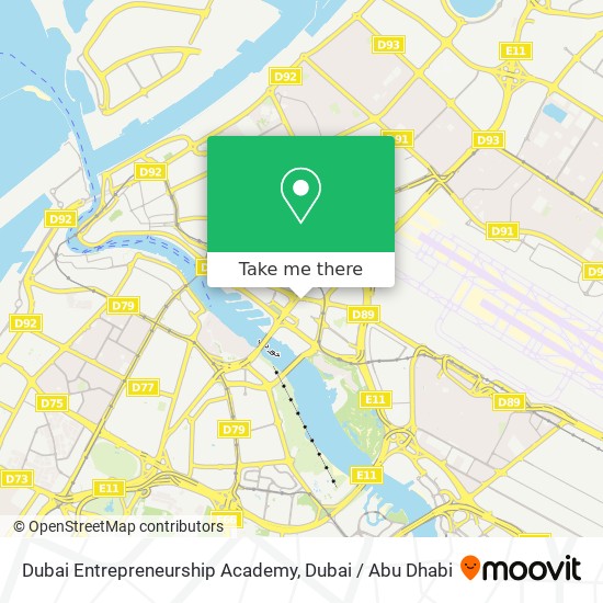 Dubai Entrepreneurship Academy map