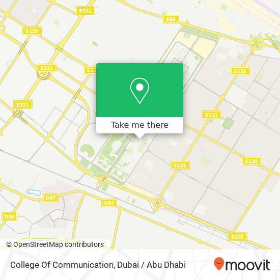 College Of Communication map