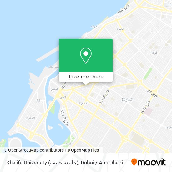 Khalifa University (جامعة خليفة) map
