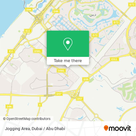 Jogging Area map